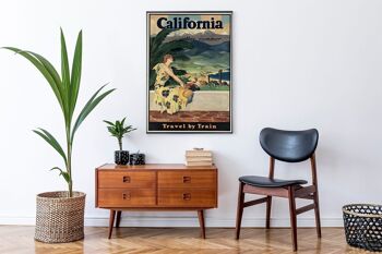Affiche California Travel - Affiche de voyage vintage 2