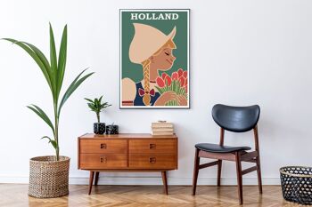 Affiche Holland Travel - Affiche de voyage vintage 2