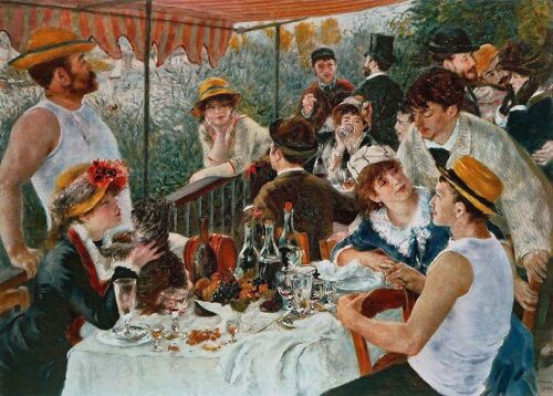 Poster Renoir - Lunch van de roeiers