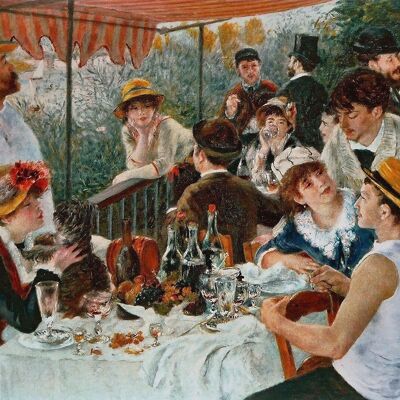 Affiche Renoir - Déjeuner des rameurs