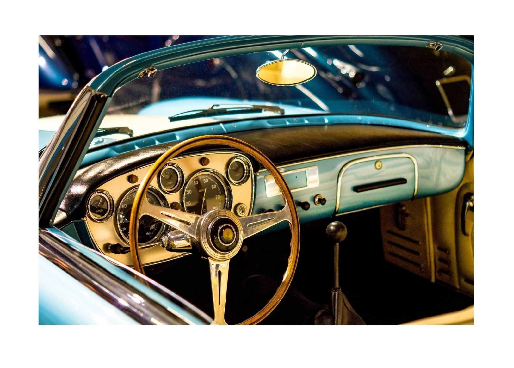 Affiche Voiture Ancienne - Maserati Classique