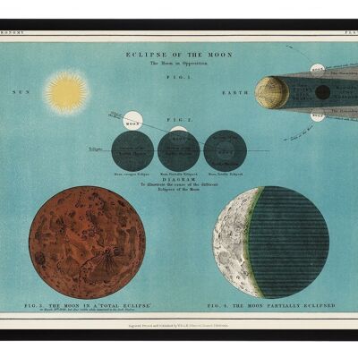 Poster Eclissi lunare