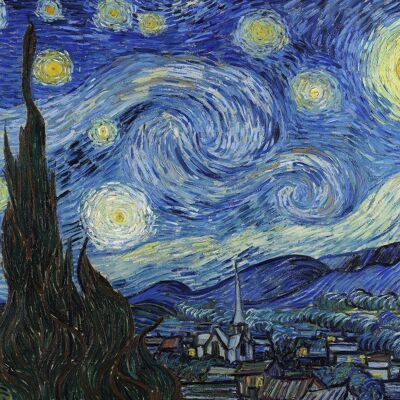 Poster Van Gogh - Notte stellata