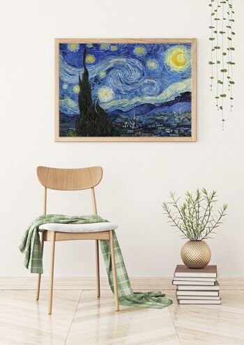 Affiche Van Gogh - Nuit étoilée 2