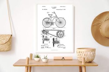 Affiche Vintage Brevet Vélo 2