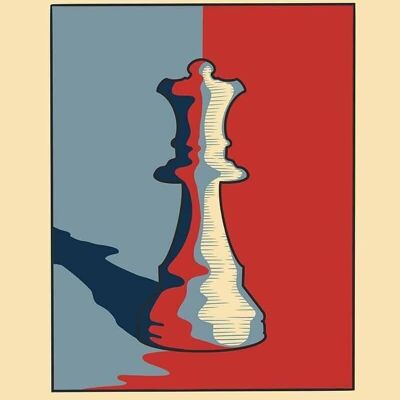 Poster Queen - Chess