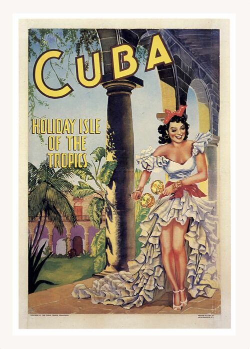 Poster Cuba Travel - Vintage Reisposter