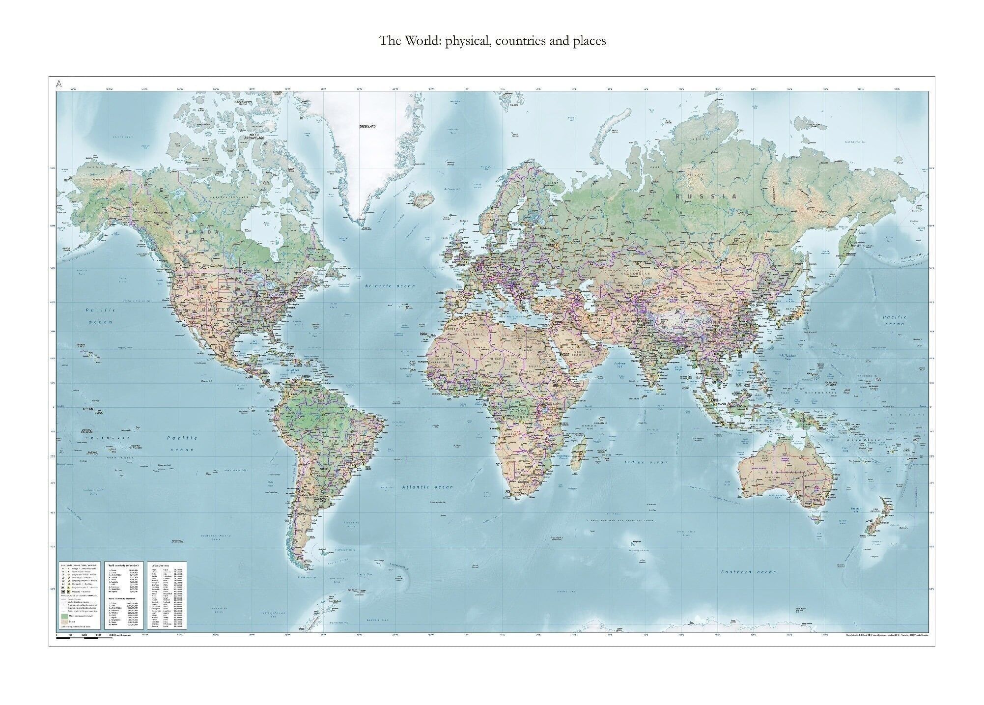 Poster Weltkarte - Pädagogisch