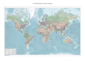 Affiche Carte du monde - Éducatif 1