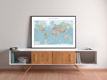 Affiche Carte du monde - Éducatif 2