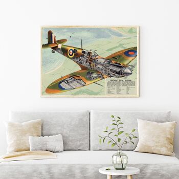 Affiche Britian's Spitfire - Seconde Guerre mondiale 2