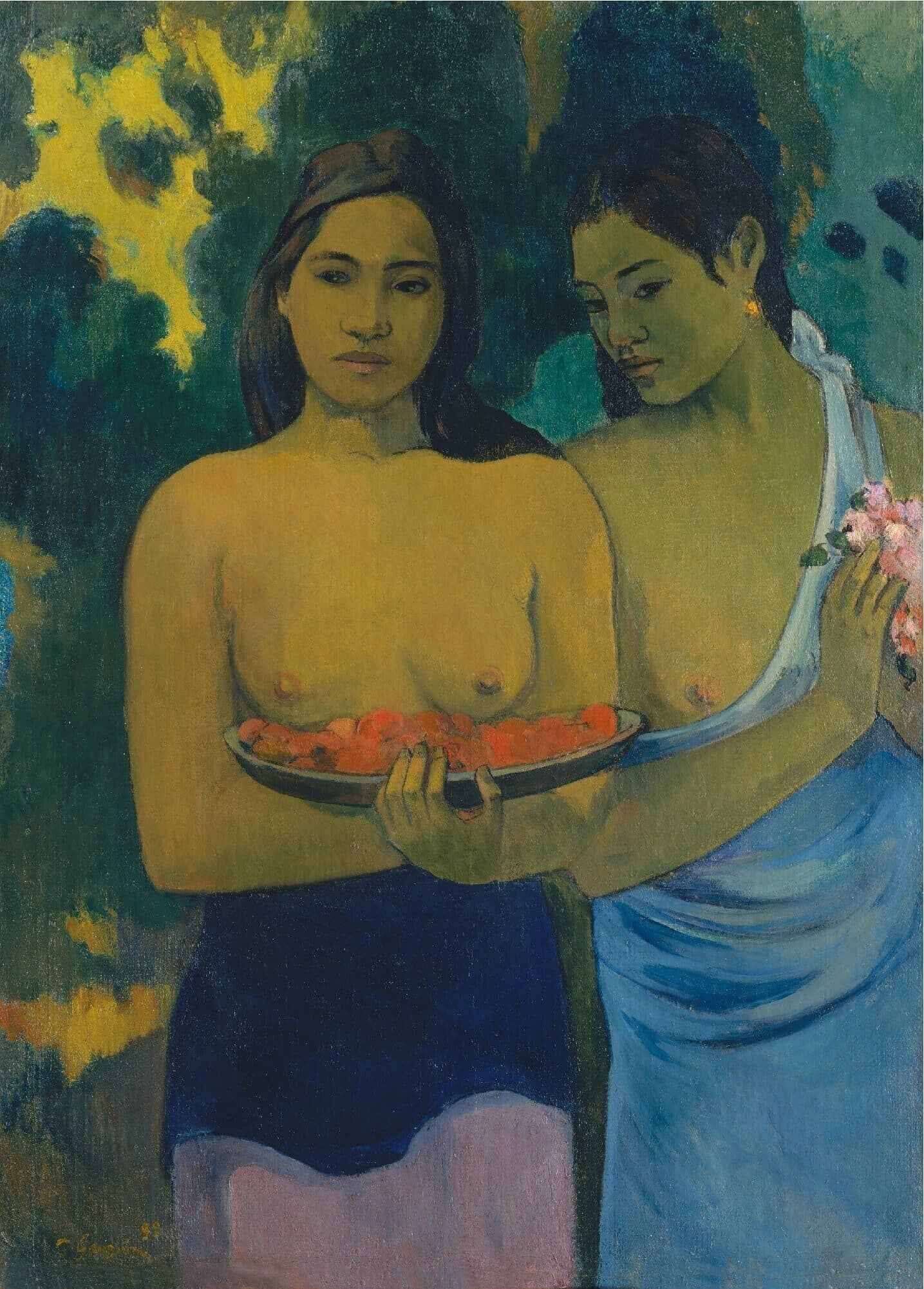 Poster Gauguin - Zwei Tahiti-Frauen