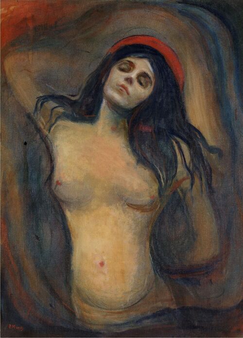Poster Edvard Munch - Madonna