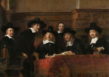Affiche Rembrandt - Les Staalmeesters 1