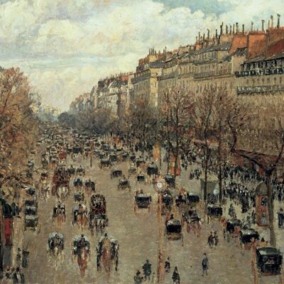 Póster Camille Pissarro - Boulevard Montmartre