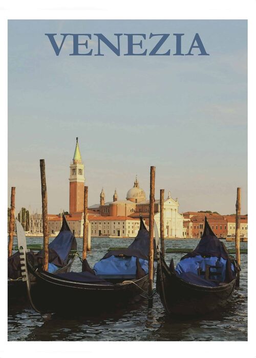 Poster Venetië Travel - Vintage Reisposter