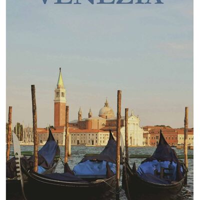Póster de viaje de Venecia - Póster de viaje vintage