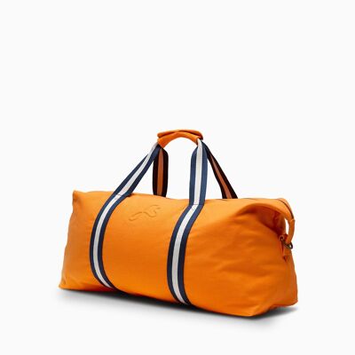 relove - Sac week-end moyen en toile recyclée orange