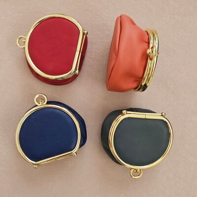 borsa rotonda in pelle