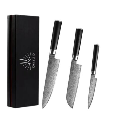 Set of 3 Japanese knives - Kyoto