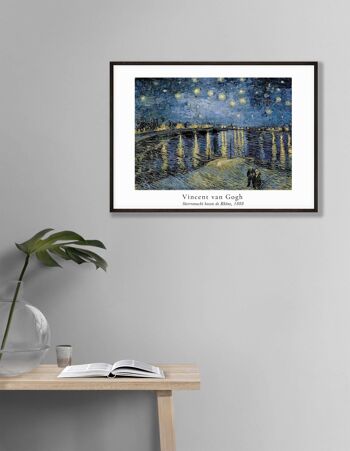 Affiche Vincent van Gogh - Nuit étoilée sur le Rhône dans Passe-partout 2