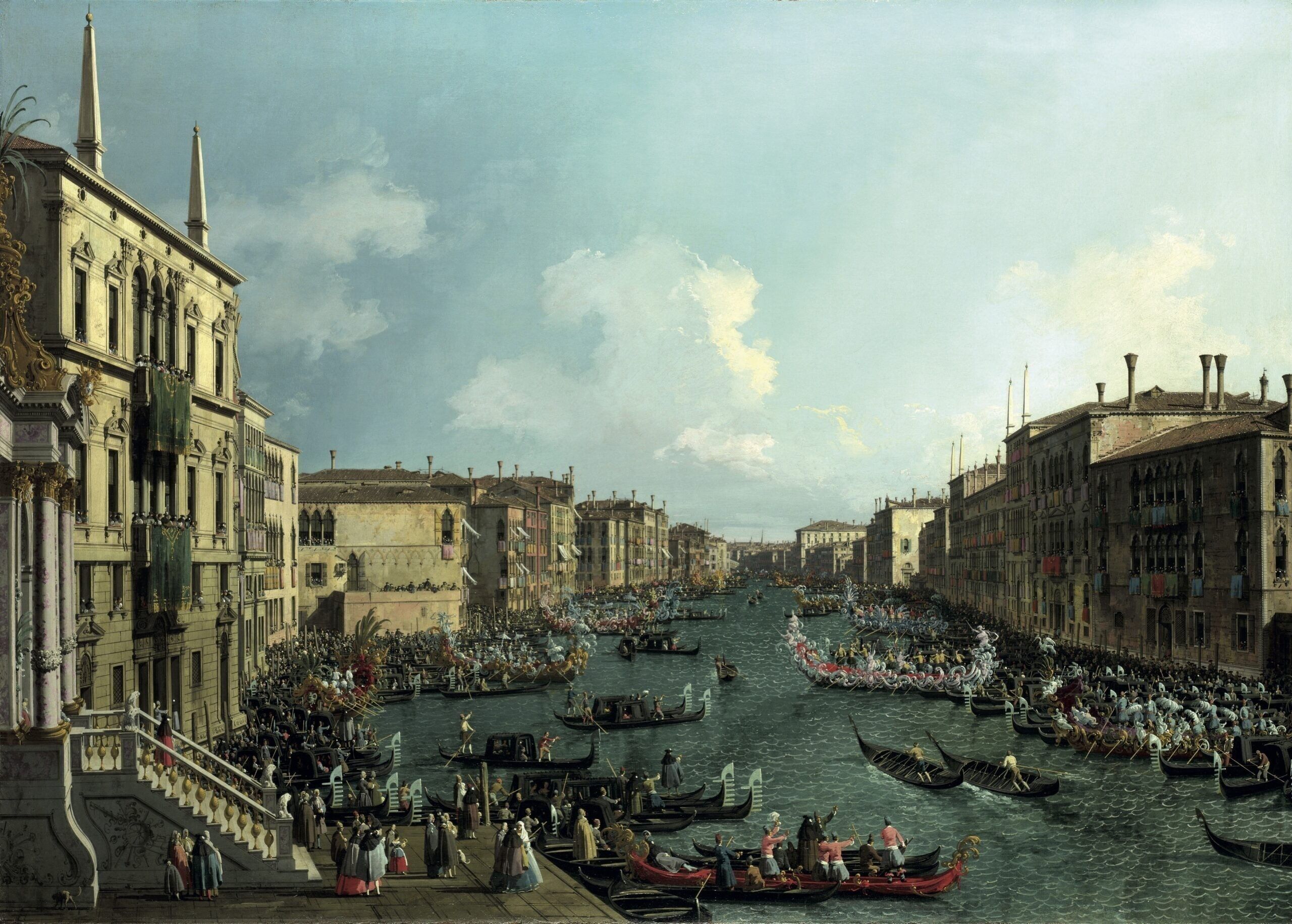 Poster Canaletto - Eine Regatta