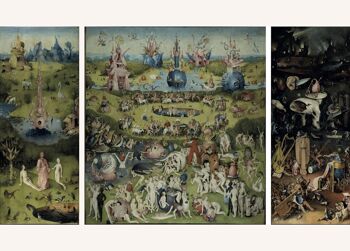 Affiche Hieronymus Bosch - Jardin des délices 1