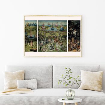Affiche Hieronymus Bosch - Jardin des délices 2