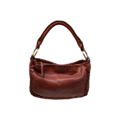 BORSA A TRACOLLA IN PELLE DI BUCCINO VIEGO