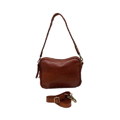 SAC BANDOULIERE CUIR DE VACHETTE LILIA