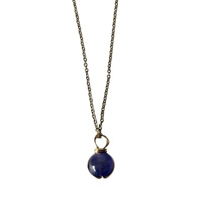 Halo Gemstone Pendant, Sphere
