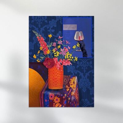 Camera da letto blu – Stampa artistica edizione deluxe