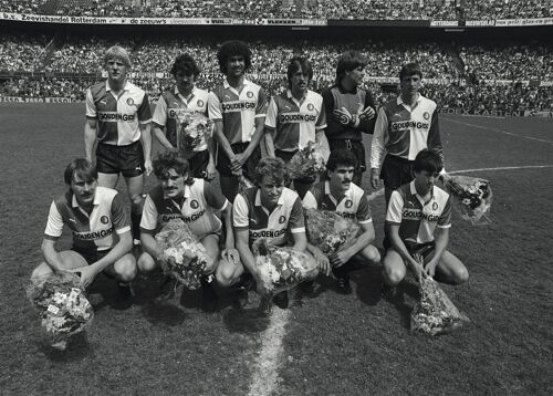 Poster Elftalfoto Feyenoord - Voetbal