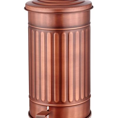 Poubelle à pédale en cuivre (24 litres)