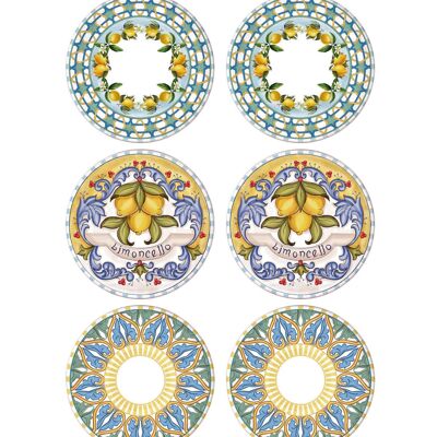 Piattini Collezione Limoncello (Set da 6)