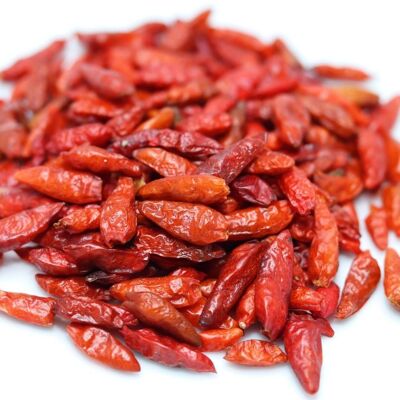 Pimientos pili pili rojos enteros de Madagascar