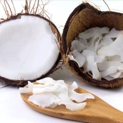 Coco seco de Madagascar en tiras