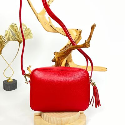 SMALL RECTANGULAR TIFFANY LEATHER BAG