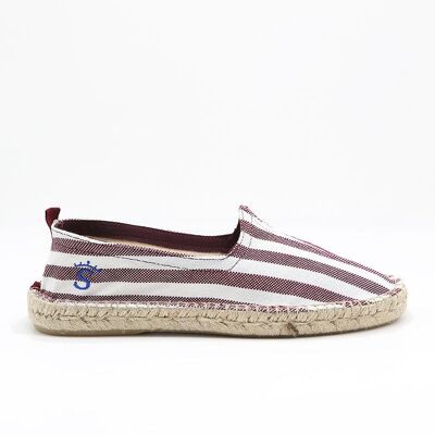 Granatrote Espadrille