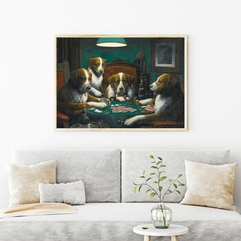 Affiche Coolidge - Chiens jouant au poker 2