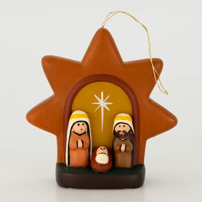 Étoile de la Nativité suspendue, produit du commerce équitable
