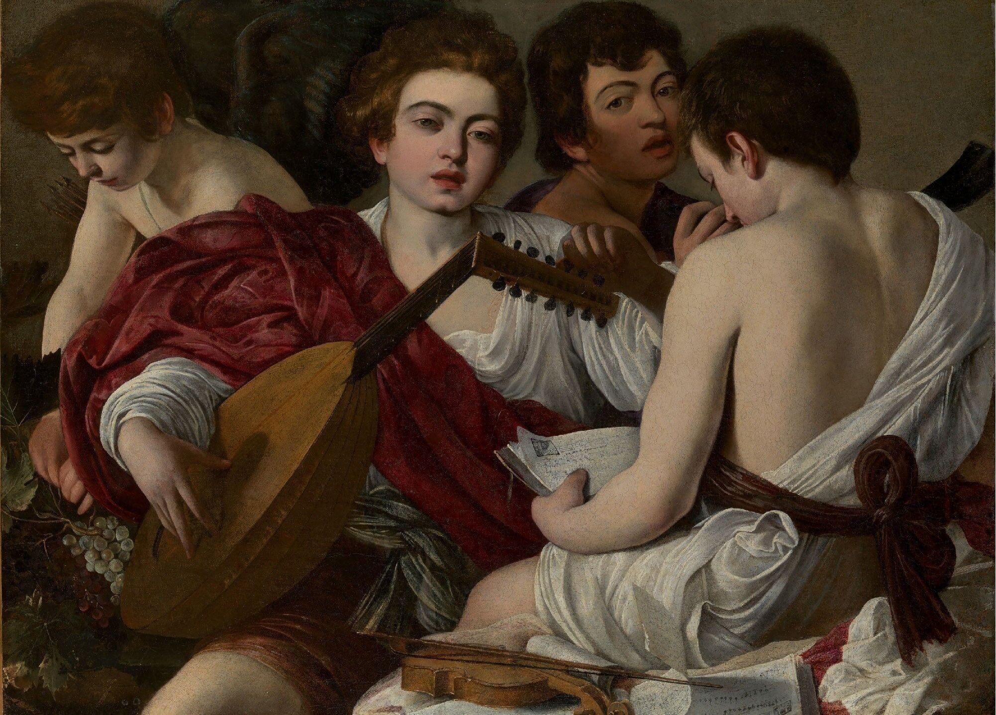 Poster Caravaggio - Die Musiker