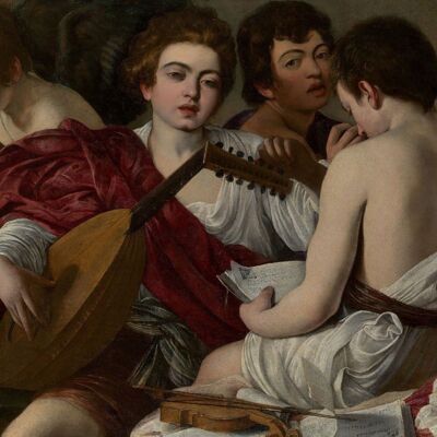 Póster Caravaggio - Los músicos