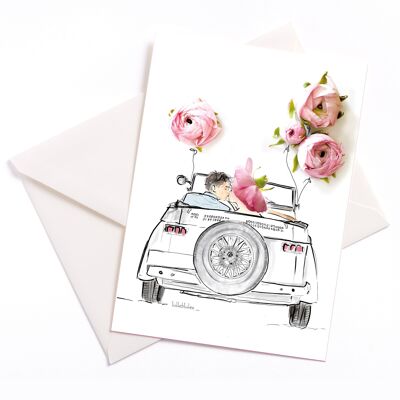 Flor convertible | Tarjeta con sobre | Aniversario | 373