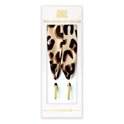 Cordones de bufanda de leopardo