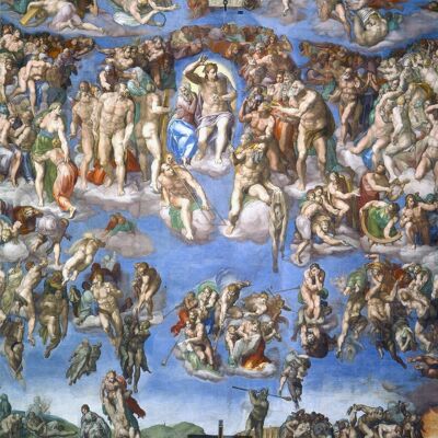 Poster Michelangelo - Het Laatste Oordeel