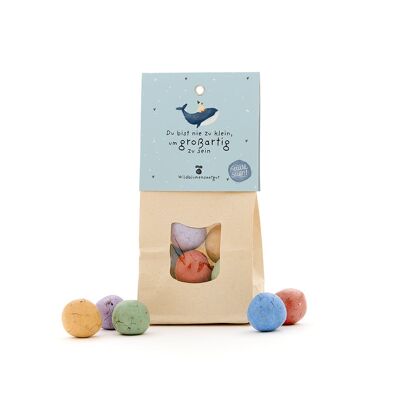 On n'est jamais trop petit - Billes de fleurs colorées