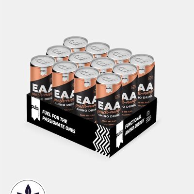 EAA AMINO DRINK Pesca-mango (senza caffeina) 330 ml 12 pz