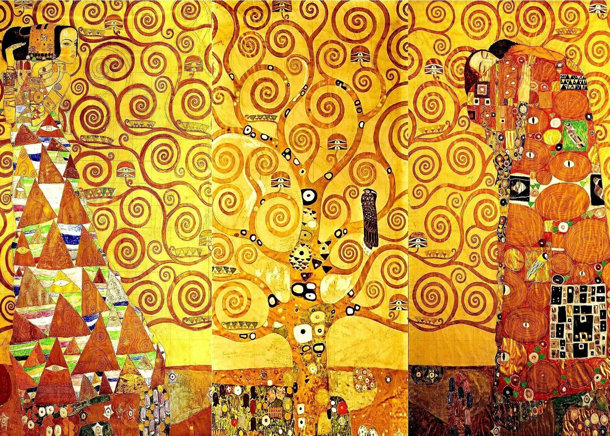 Poster Gustav Klimt - Lebensbaum
