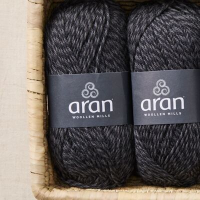Hilo 100 % merino Aran - Gris